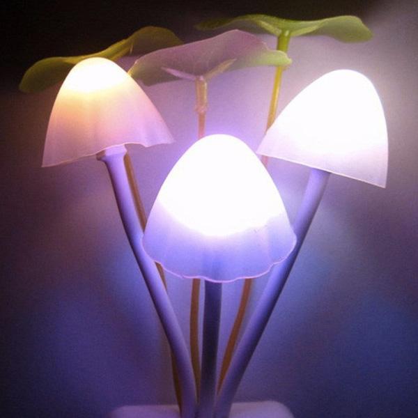 Mushroom Flower Color Changing Night Light