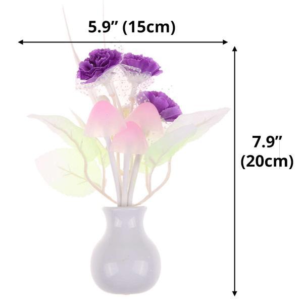 Mushroom Flower Color Changing Night Light