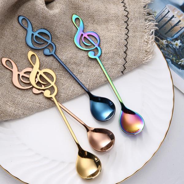 Musical Note Clef Spoon (Various Colors)