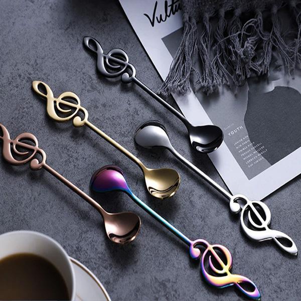 Musical Note Clef Spoon (Various Colors)