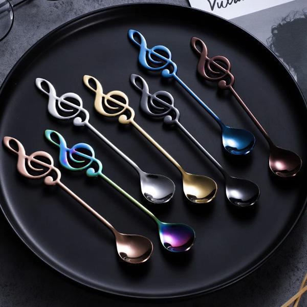 Musical Note Clef Spoon (Various Colors)