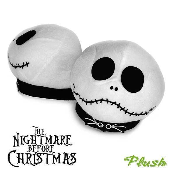 Nightmare Before Christmas Skull Slippers