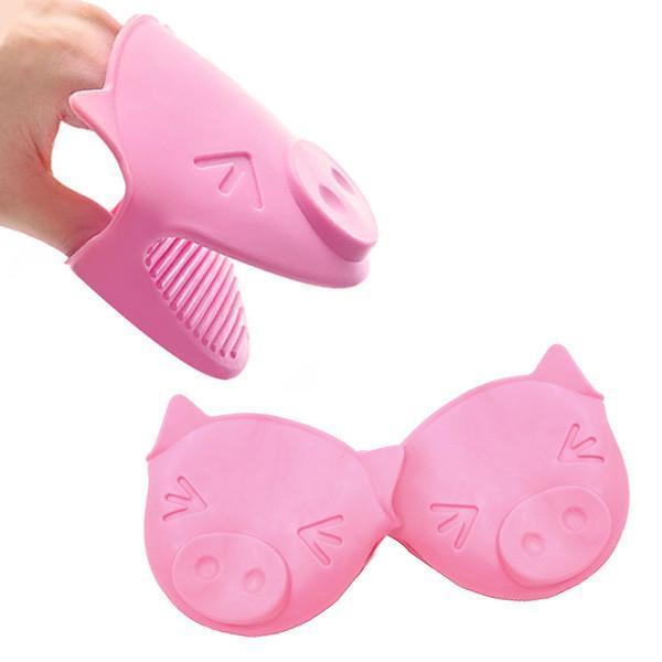 Oink Piggy Oven Mitts (Set of 2)