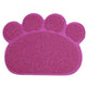 Paw Print Pet Feeding Litter Mat (Various Colors)