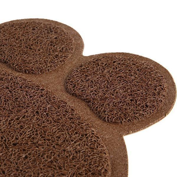 Paw Print Pet Feeding Litter Mat (Various Colors)