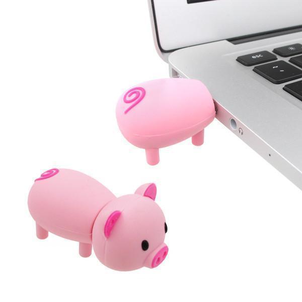Piggy USB Drive (Various Colors and Sizes)