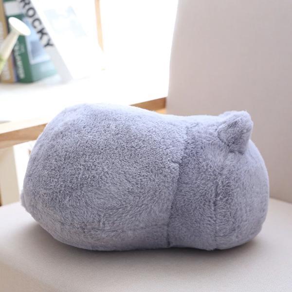 Plush Cat Cushion (Various Colors)