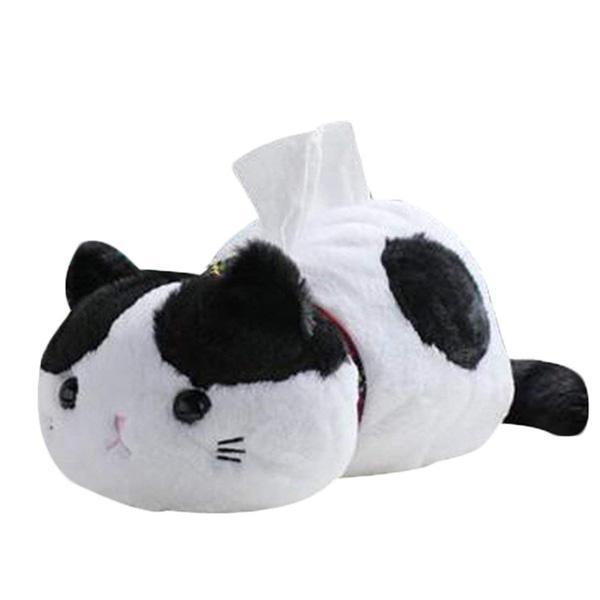 Plush Cat Tissue Box Cover (Various Designs)