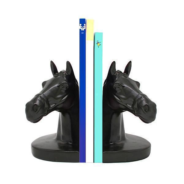 Porcelain Horse Bookends