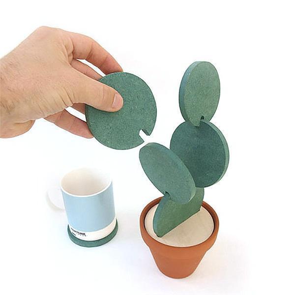 Potted Cactus Coasters