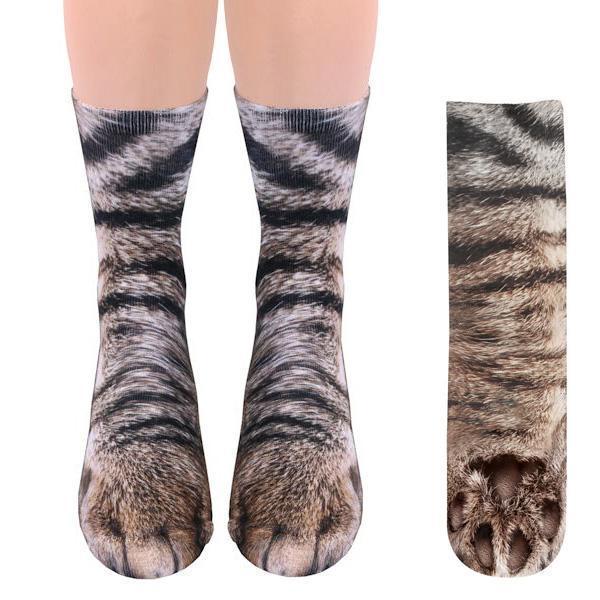 Realistic Animal Paw Socks (Various Designs)