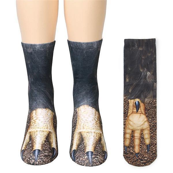 Realistic Animal Paw Socks (Various Designs)