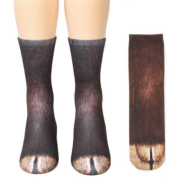 Realistic Animal Paw Socks (Various Designs)
