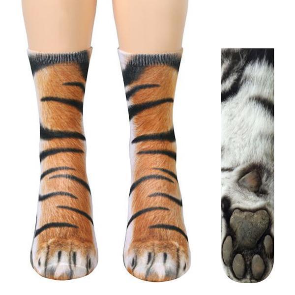 Realistic Animal Paw Socks (Various Designs)