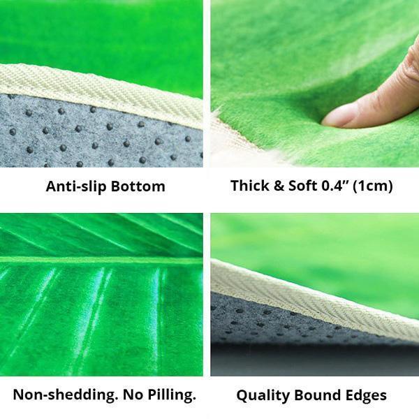 Realistic Leaf Rug (Various Sizes)