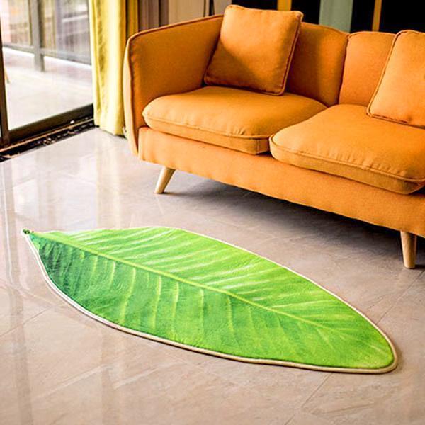 Realistic Leaf Rug (Various Sizes)