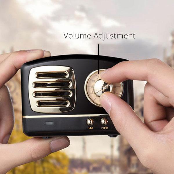 Retro Radio Portable Bluetooth Speaker (Various Colors)