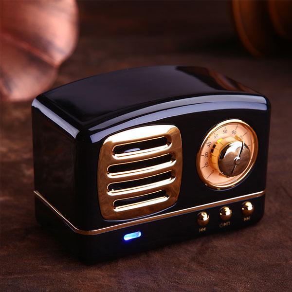 Retro Radio Portable Bluetooth Speaker (Various Colors)
