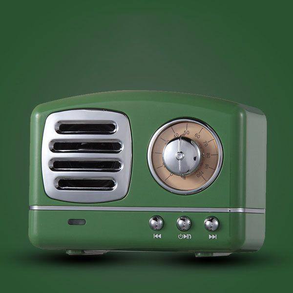 Retro Radio Portable Bluetooth Speaker (Various Colors)