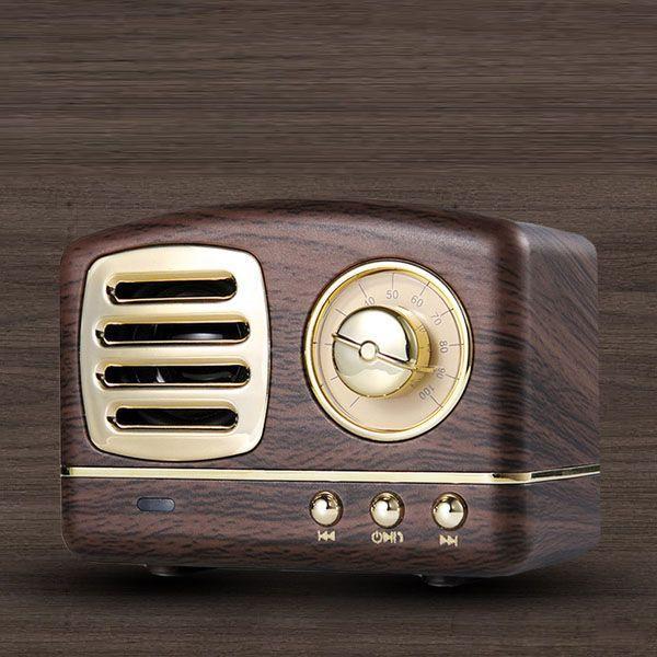 Retro Radio Portable Bluetooth Speaker (Various Colors)