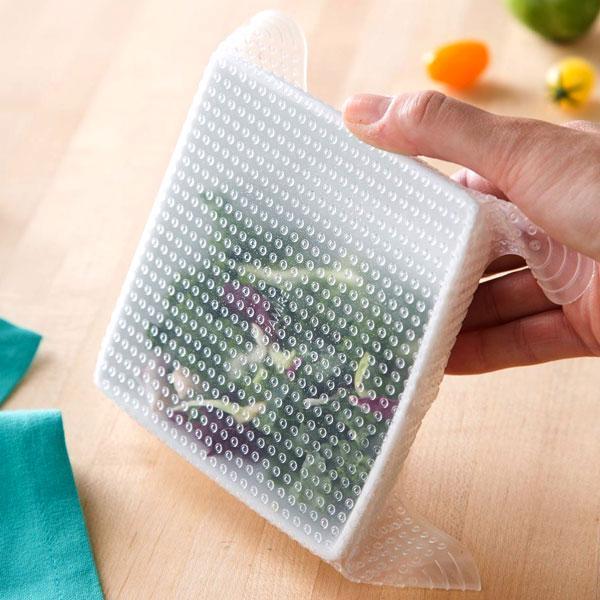 Reusable Silicone Food Wrap (Set of 4)