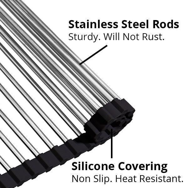 Roll Up Sink Drying Rack (Various Colors & Sizes)
