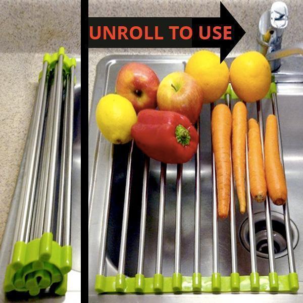 Roll Up Sink Drying Rack (Various Colors & Sizes)