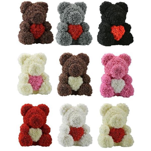 Rose Bear with Love (Various Colors)