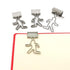 Running Man Binder Clips (Set of 4)
