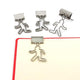 Running Man Binder Clips (Set of 4)