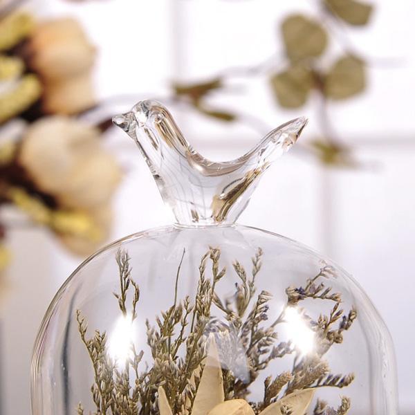 Rustic Bird Dome Glass Vase (Various Sizes)