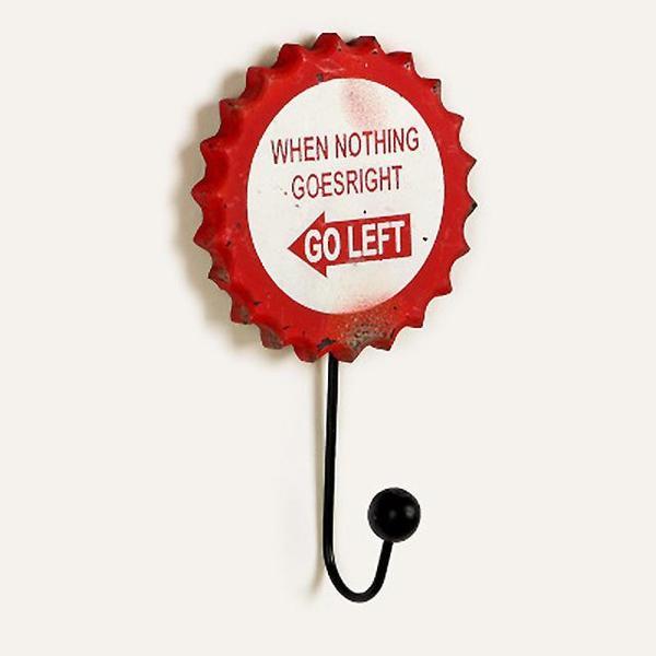 Rustic Flower and Letter Iron Hooks (Various Designs)