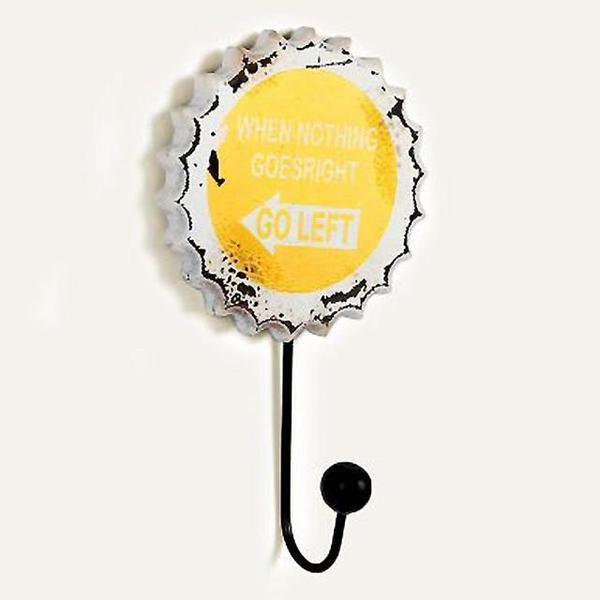 Rustic Flower and Letter Iron Hooks (Various Designs)