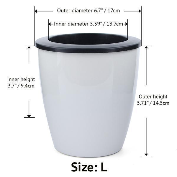 Self Watering Flower Pots (Various Sizes)