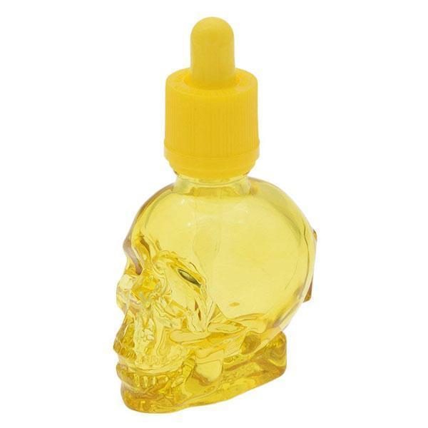 Skull Glass Dropper Bottle (Various Color)