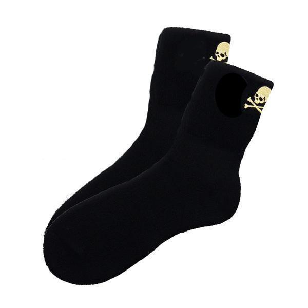 Skull Thick Crew Socks (Various Colors)