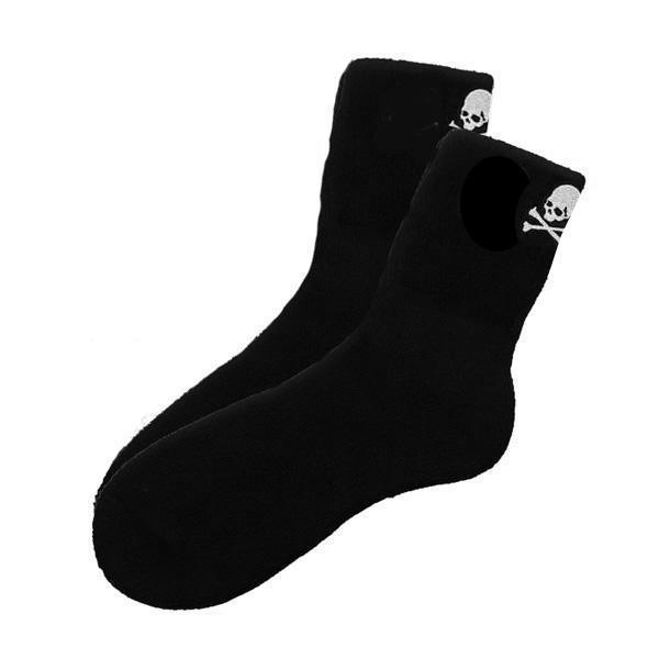 Skull Thick Crew Socks (Various Colors)