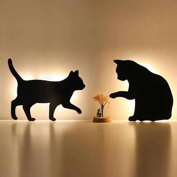Sound Activated Cat Night Light (Various Designs)