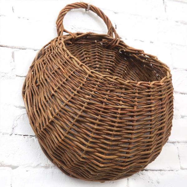 Woven Hanging Planter Wicker Basket (Various Designs)