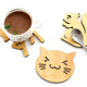 Wooden Animal Coasters (Set of 3)