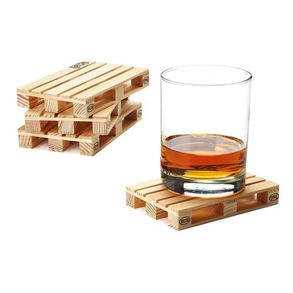 Wooden Forklift Pallet Coasters