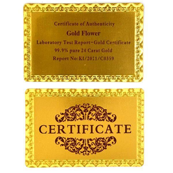 24K Gold Foil Rose With Box (Various Colors)