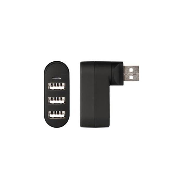3-in-1 Rotatable USB Hub (Various Colors)