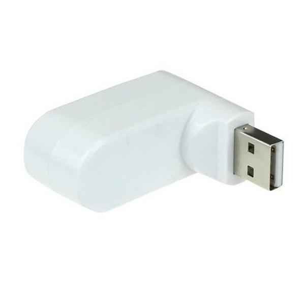 3-in-1 Rotatable USB Hub (Various Colors)