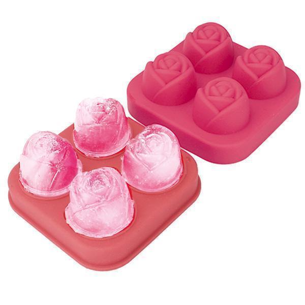 3D Rose Silicone Ice Mold