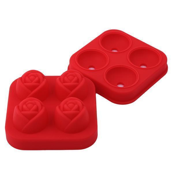 3D Rose Silicone Ice Mold