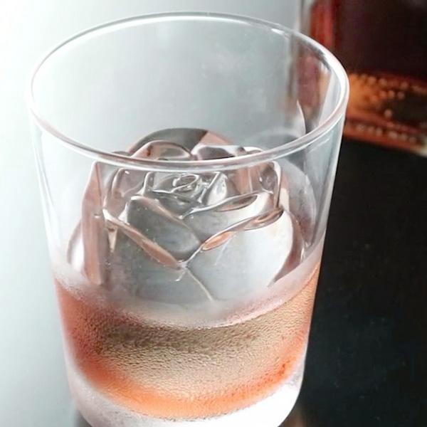 3D Rose Silicone Ice Mold