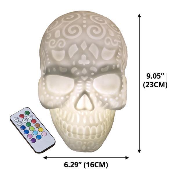 3D Sugar Skull Color Change Night Light