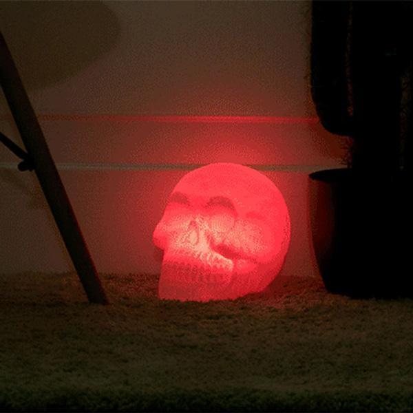 3D Sugar Skull Color Change Night Light