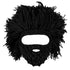 Afro Hair and Beard Knitted Beanie (Various Colors)